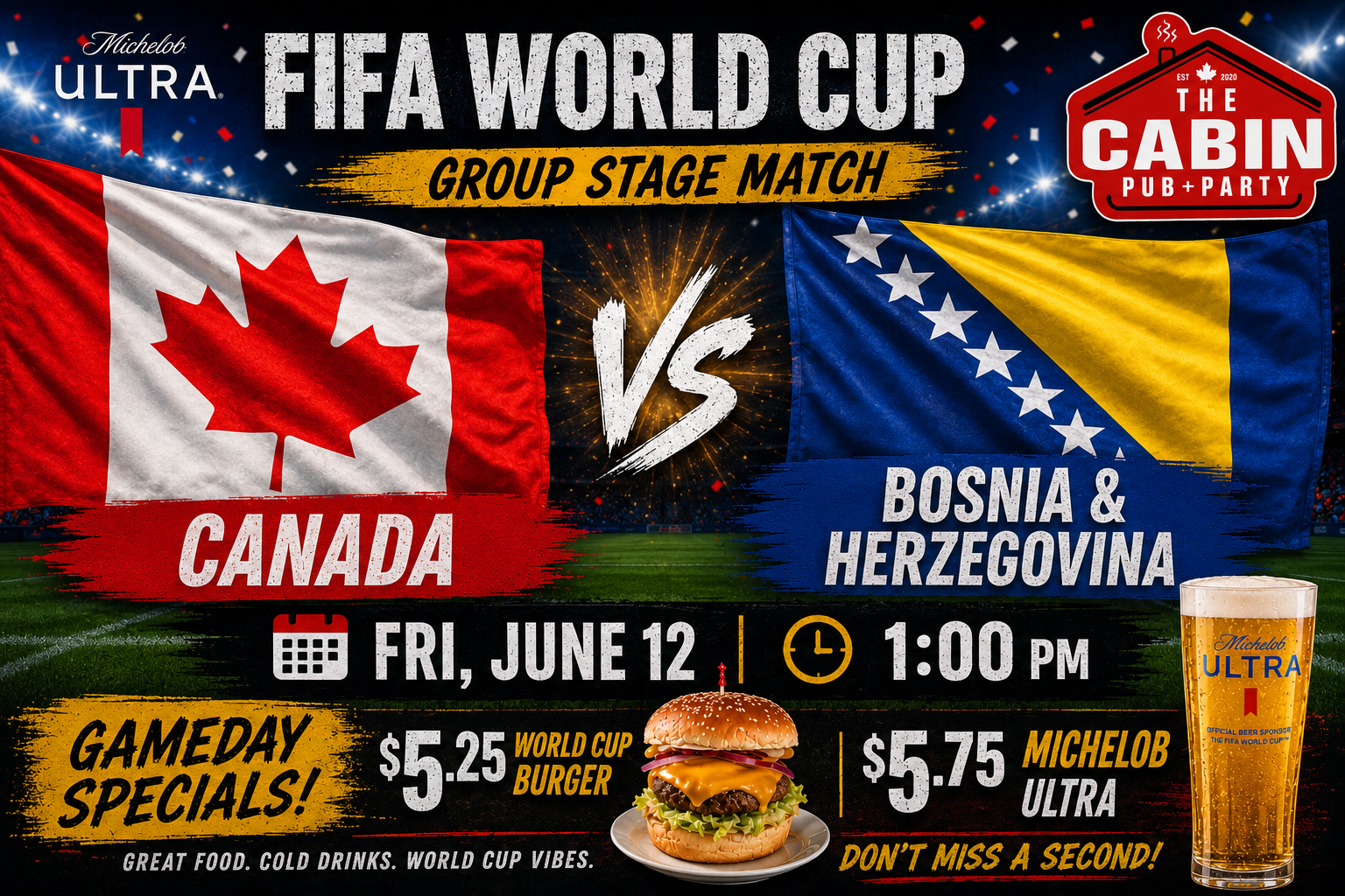 Canada vs. Bosnia & Herzegovina